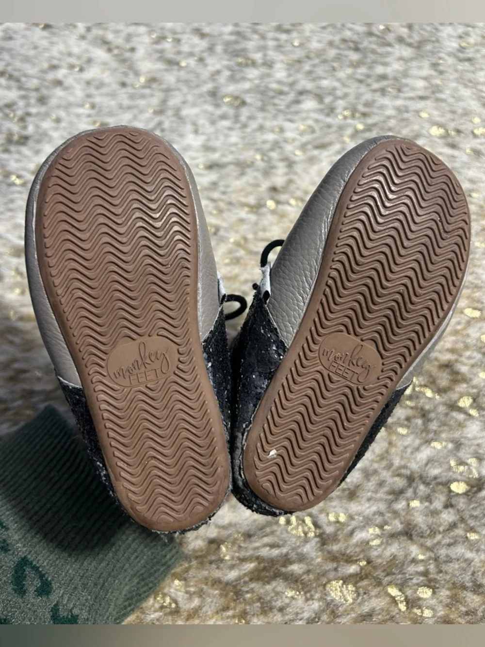 5 for $25🔥Monkey Feet Sequined‎ Booties Girls Size 2-3Y